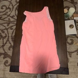 Neon pink dress